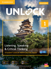 Unlock Level 1 Listening, Speaking and Critical Thinking Student's Book with Digital Pack 2 ed.